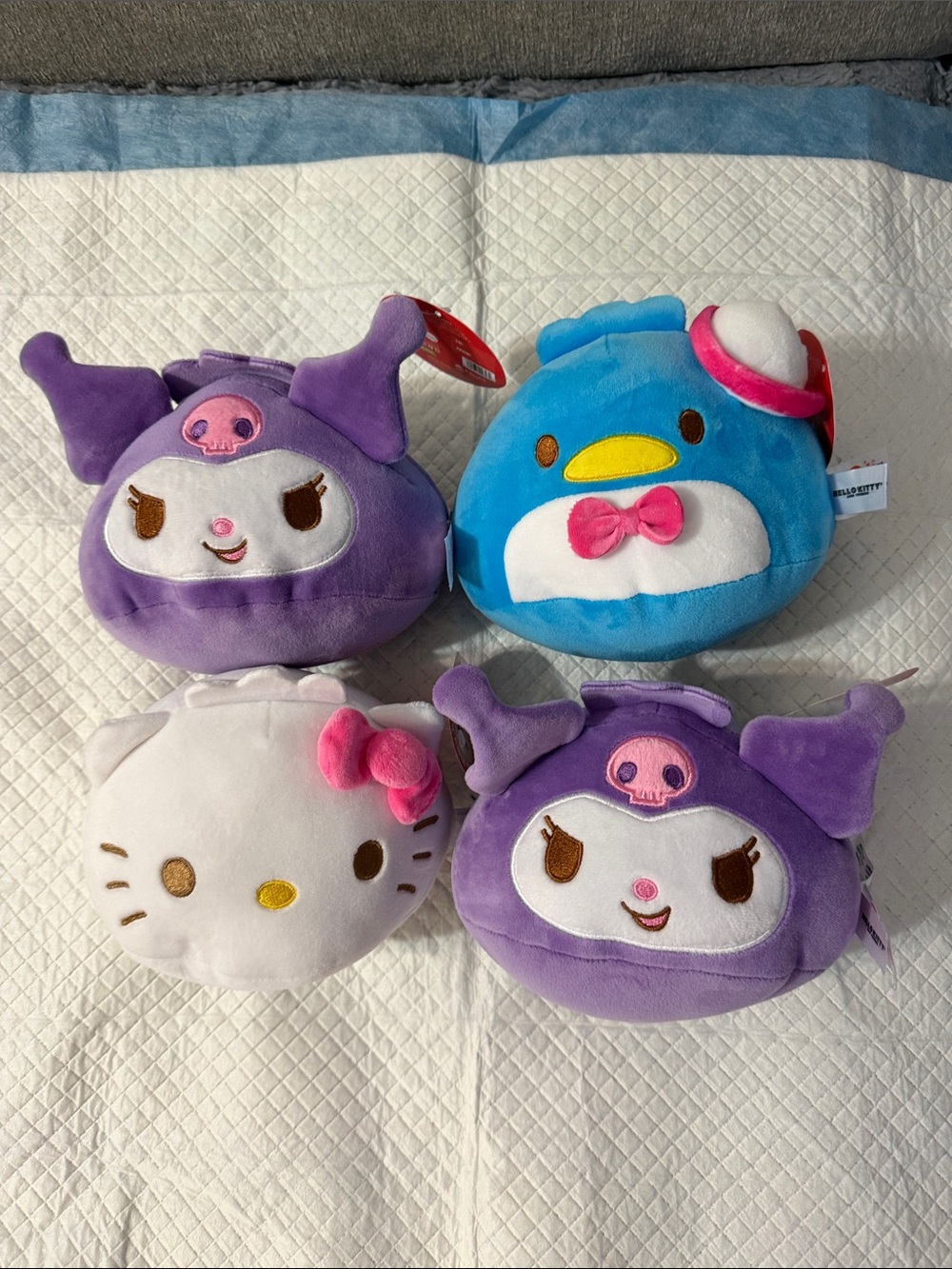 Hello Kitty and friends dumpling plush toys